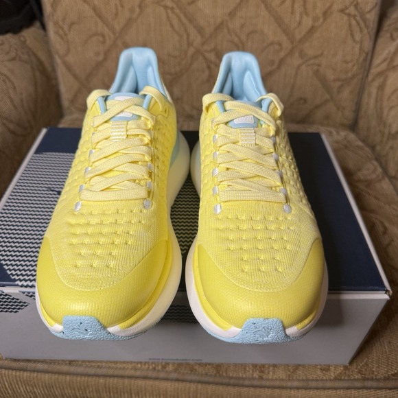 Rabbit Dream Chaser Womens Size 8.5 Yellow Blue Athletic Running Shoes Sneakers - Picture 5 of 8